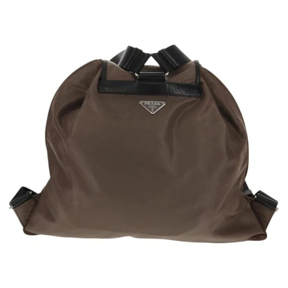 PRADA Backpack Nylon Gray Silver main image 13